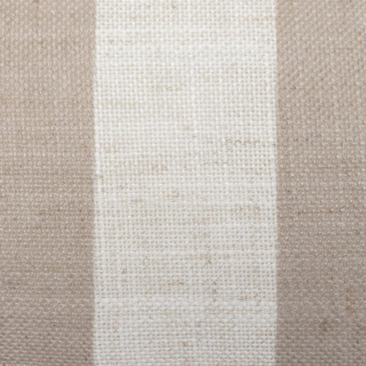 Habitat Striped Cushion - Coffee Cream - 30x50cm – image 2