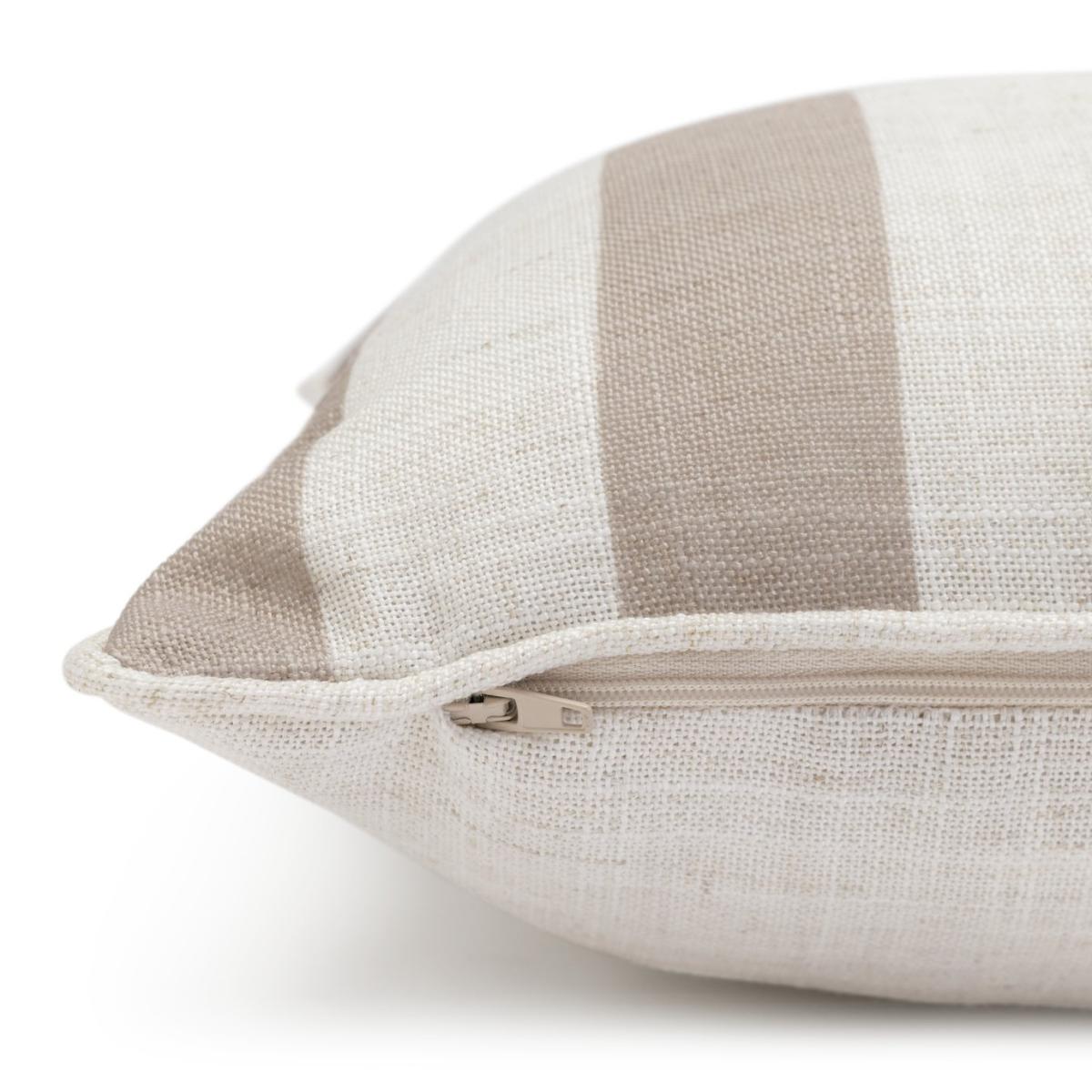 Habitat Striped Cushion - Coffee Cream - 30x50cm – image 5