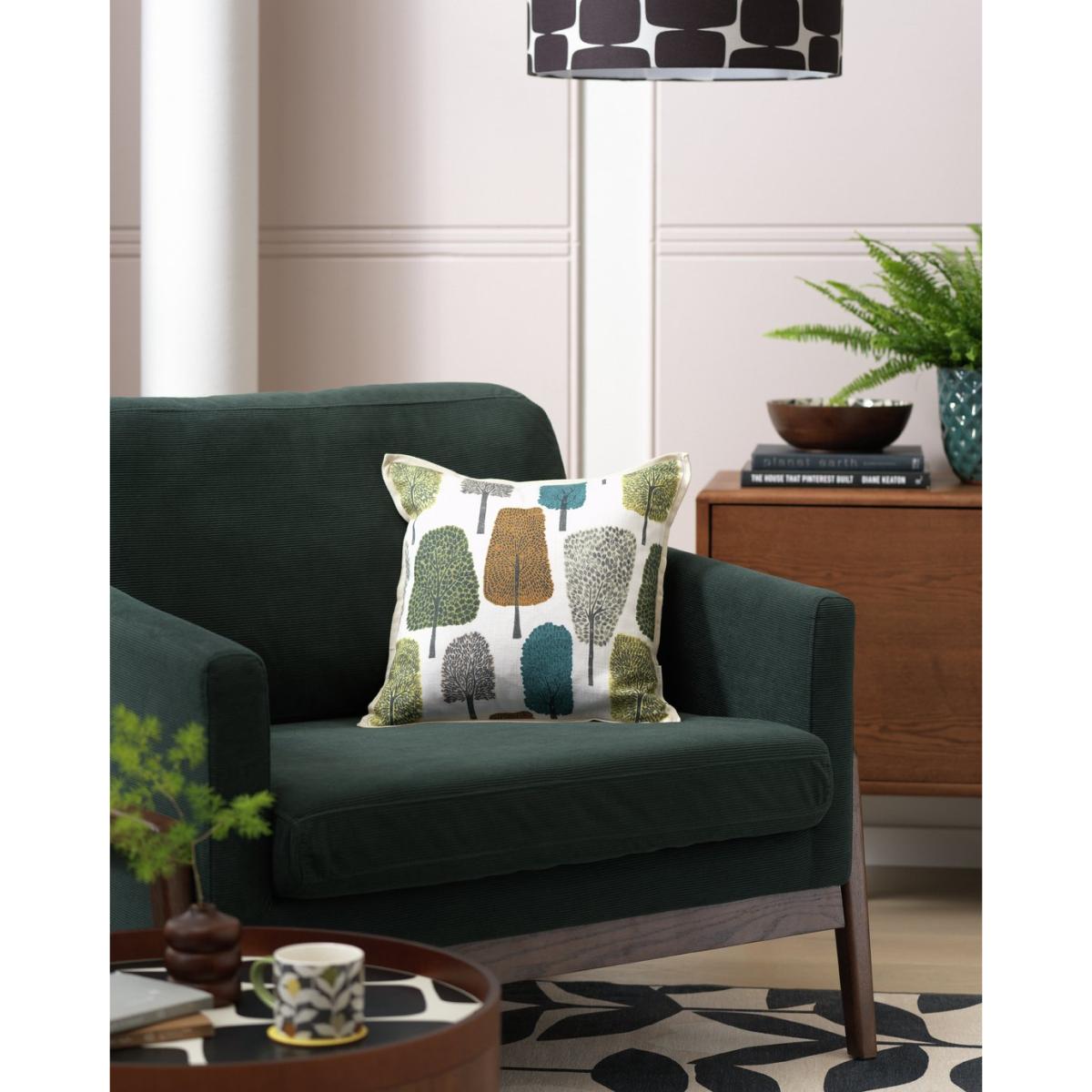 Habitat x Scion Floral Cedar Cushion - Multicolour - 43x43cm – image 3