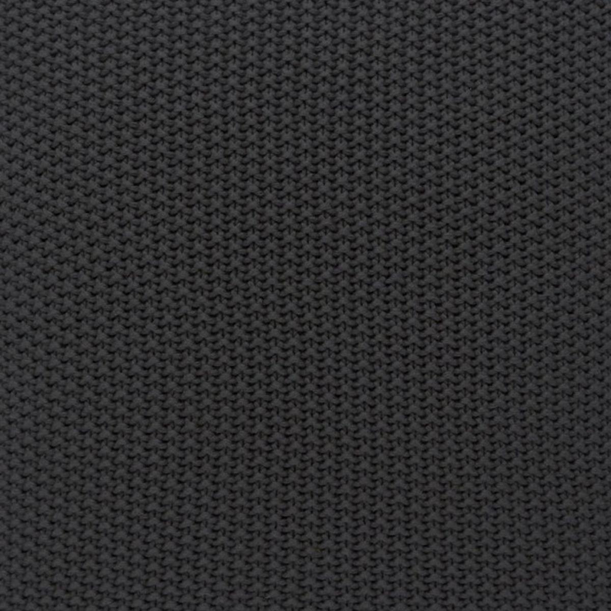 Habitat Paloma Knitted Cotton Cushion - Charcoal - 55x55cm – image 2