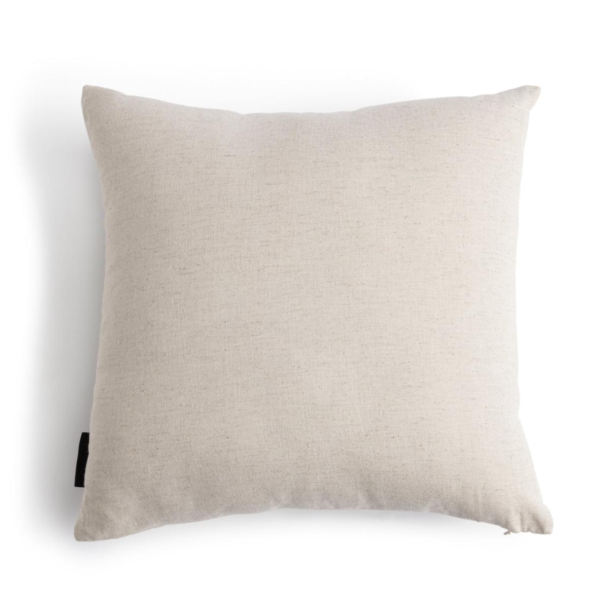 Habitat Cotton Floral Print Cushion - Cream & Green -43x43cm – image 4