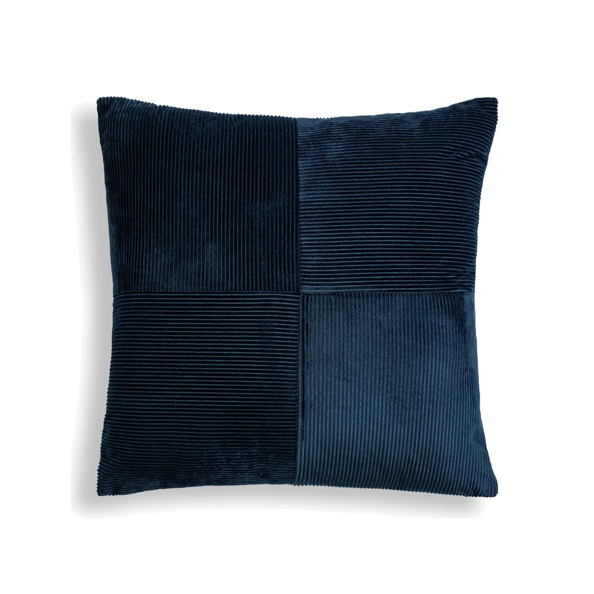 Habitat Multi Directional Cord Cushion - Blue - 50x50cm – image 1