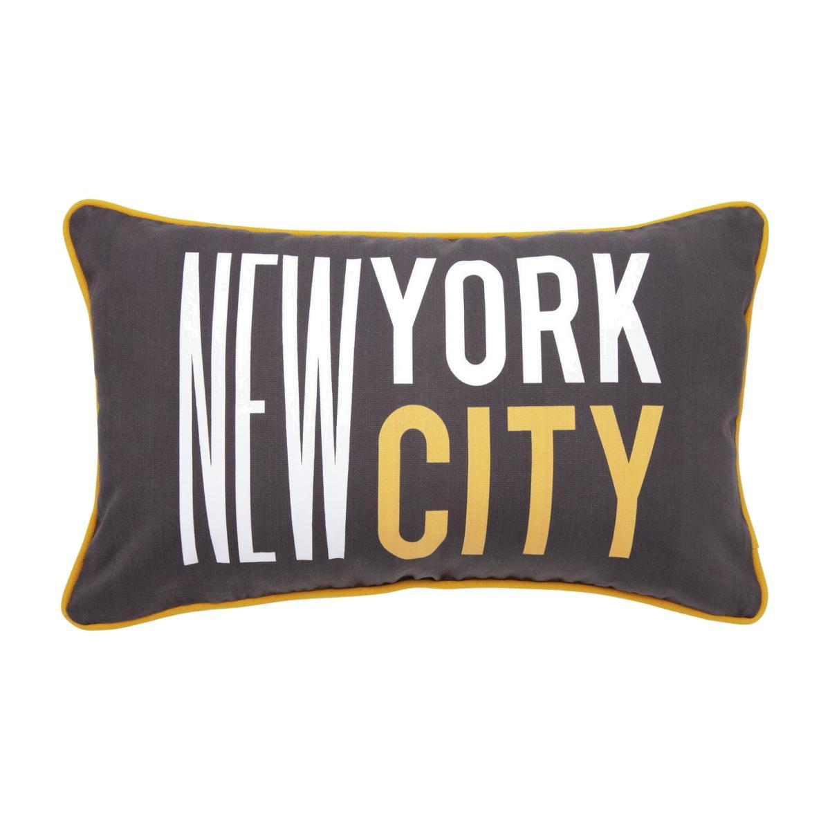 Habitat Loft Digital Alphabet Cushion - Grey - 30x50cm – image 1