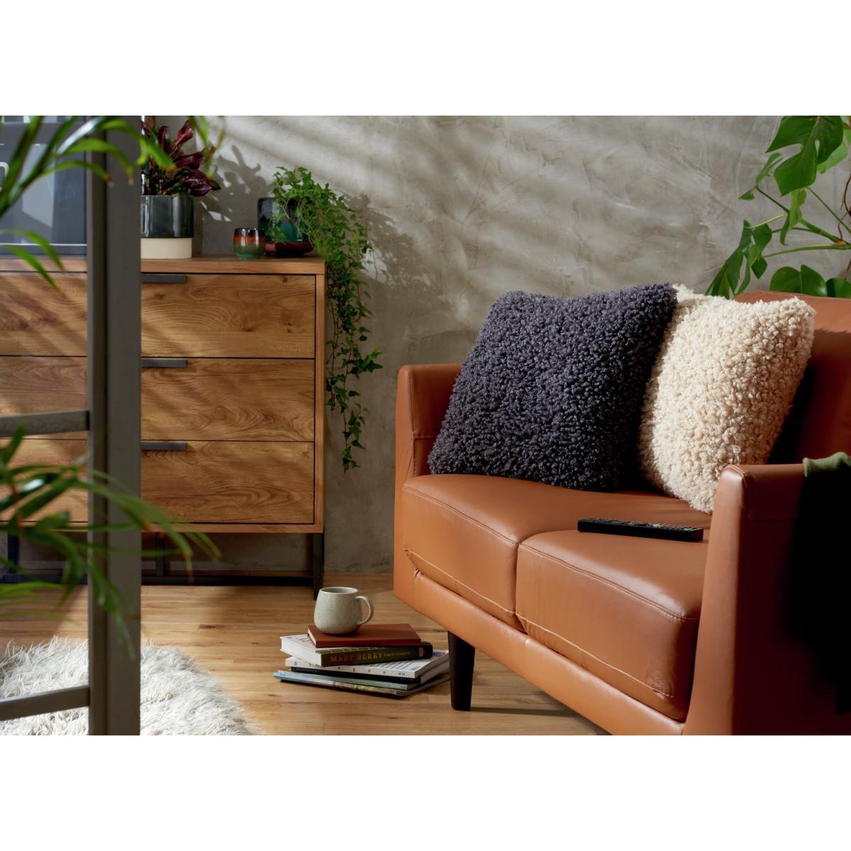 Habitat Borg Cushion - Charcoal - 43x43cm – image 3