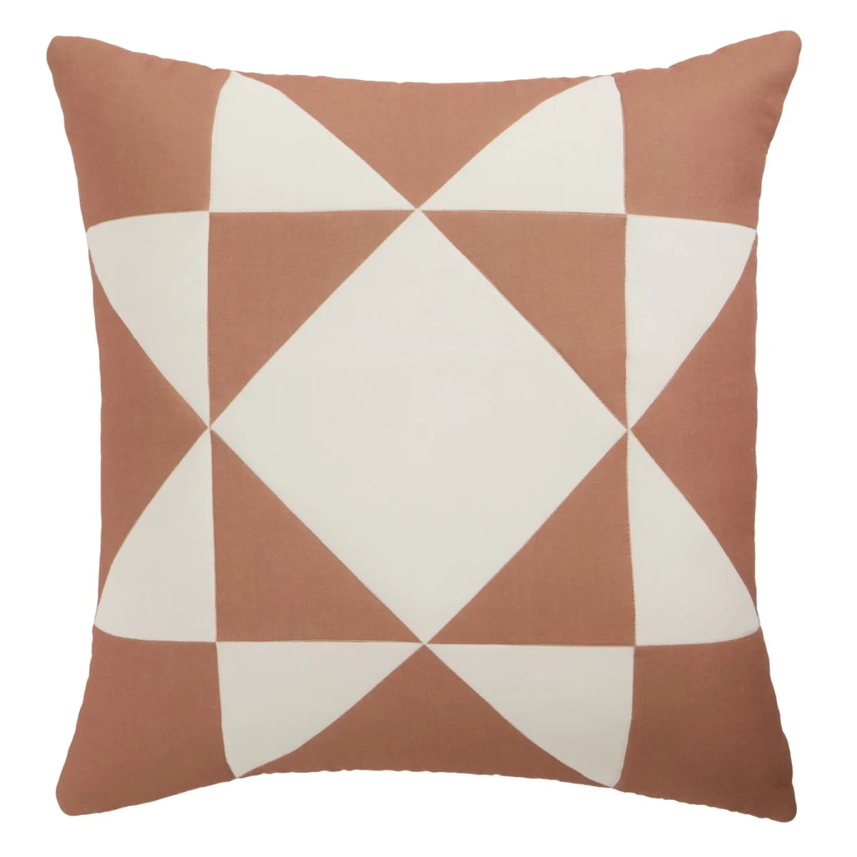 Habitat Quilted Motif Cushion Terracotta - 50x50cm – image 2