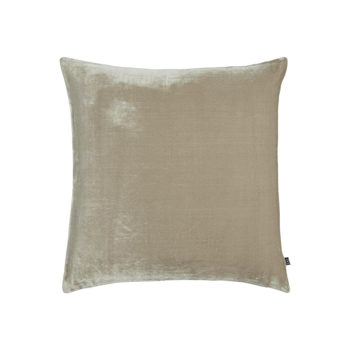 Habitat Regency Plain Velvet Cushion - Taupe -58x58cm – image 1
