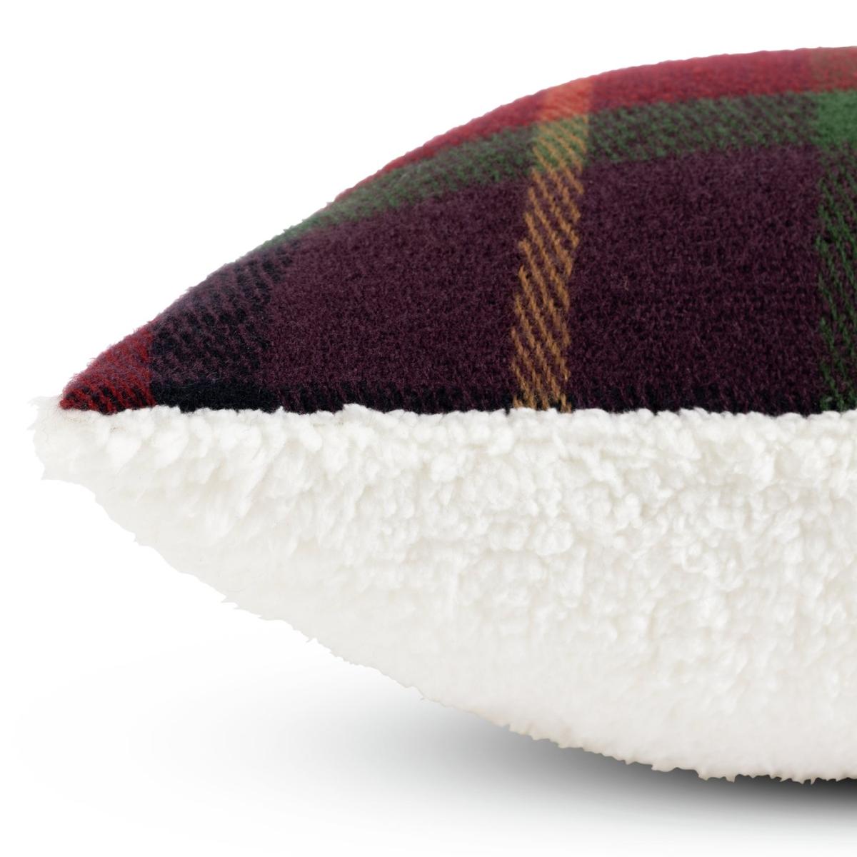 Habitat Sherpa Check Cushion - Multicoloured - 43x43cm – image 5