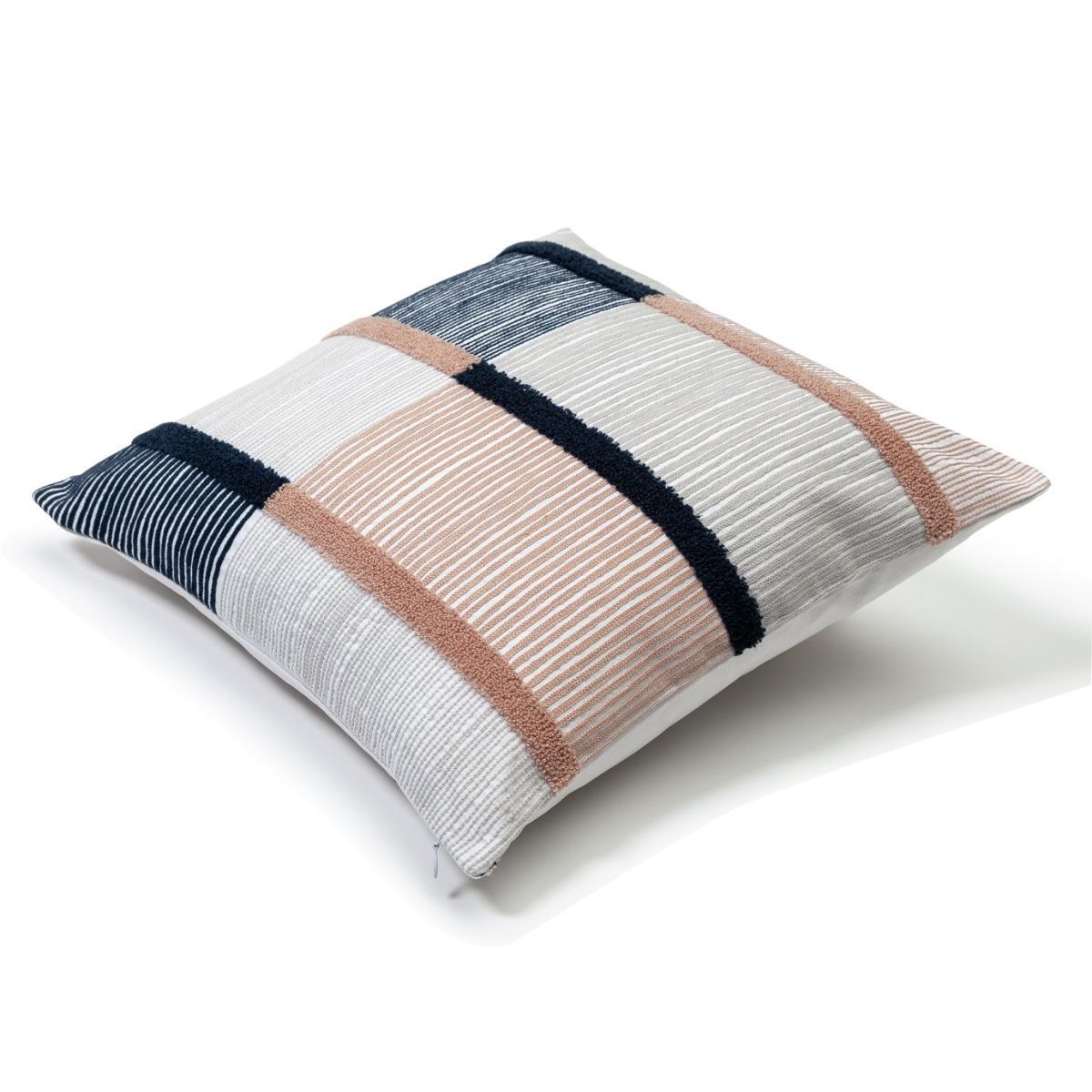 Habitat Soft Textured Skandi Cushion - Cream - 43x43cm – image 4