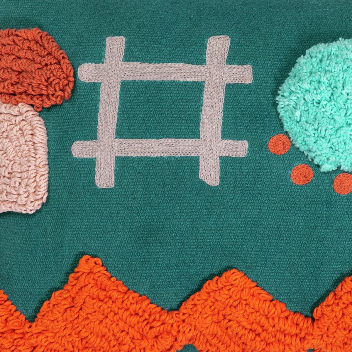 Habitat Global Symbol Cushion - Multi - 30x58cm – image 2