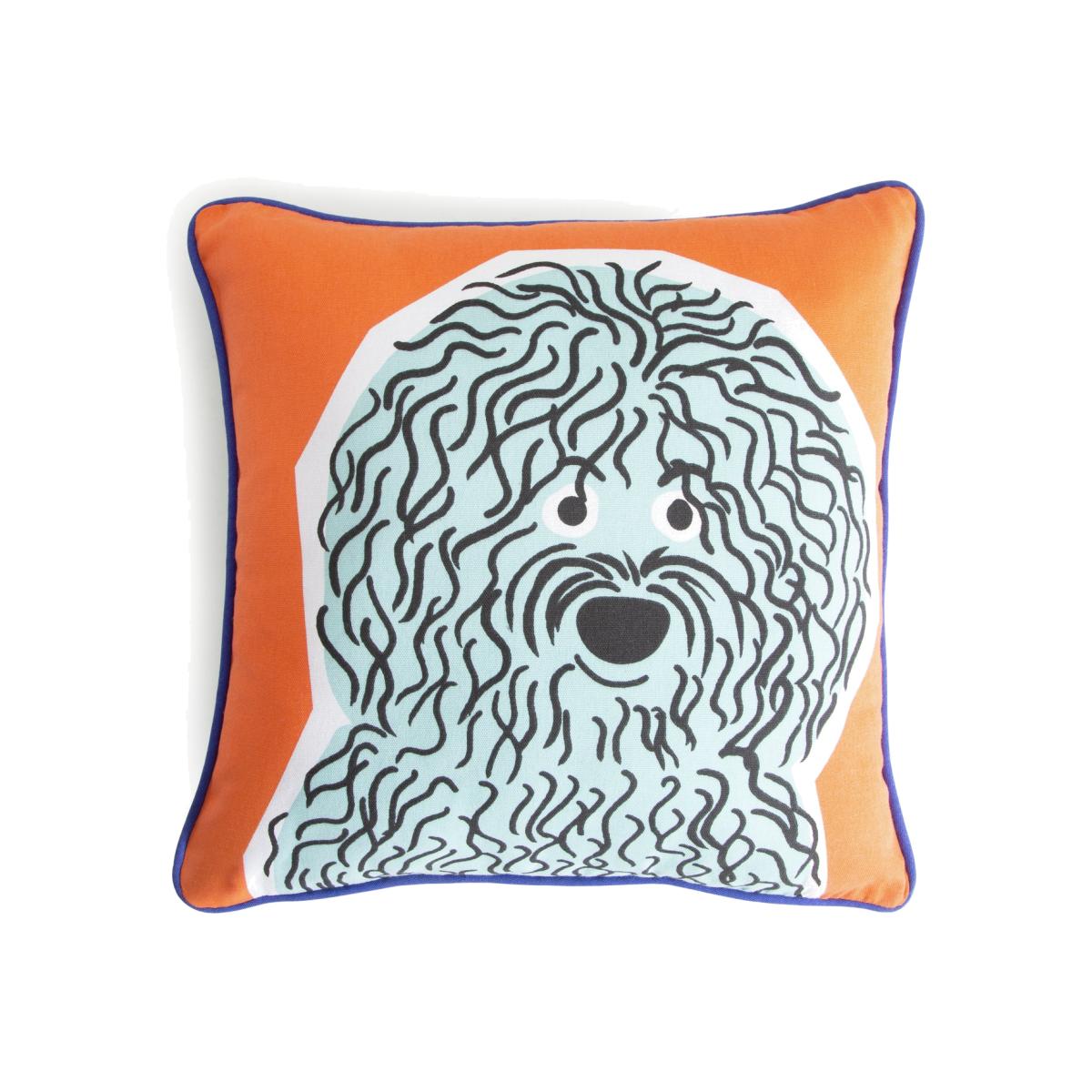 Habitat Dog Print Cushion - Multi - 43x43cm – image 1