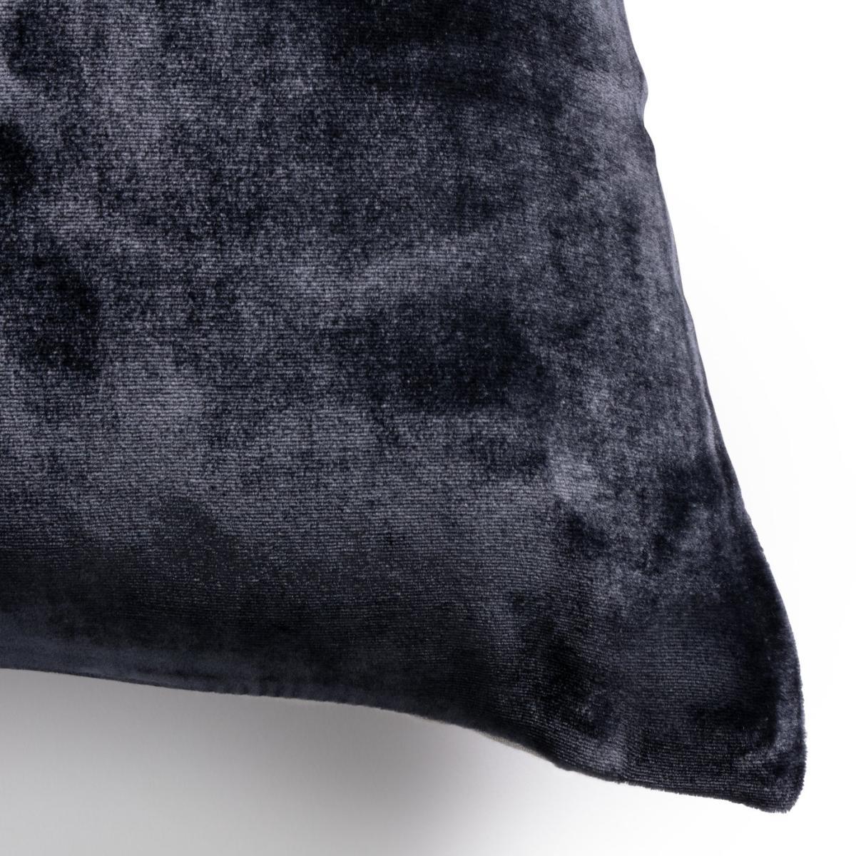 Habitat Regency Velour Linen Cushion Charcoal 50x50cm – image 5