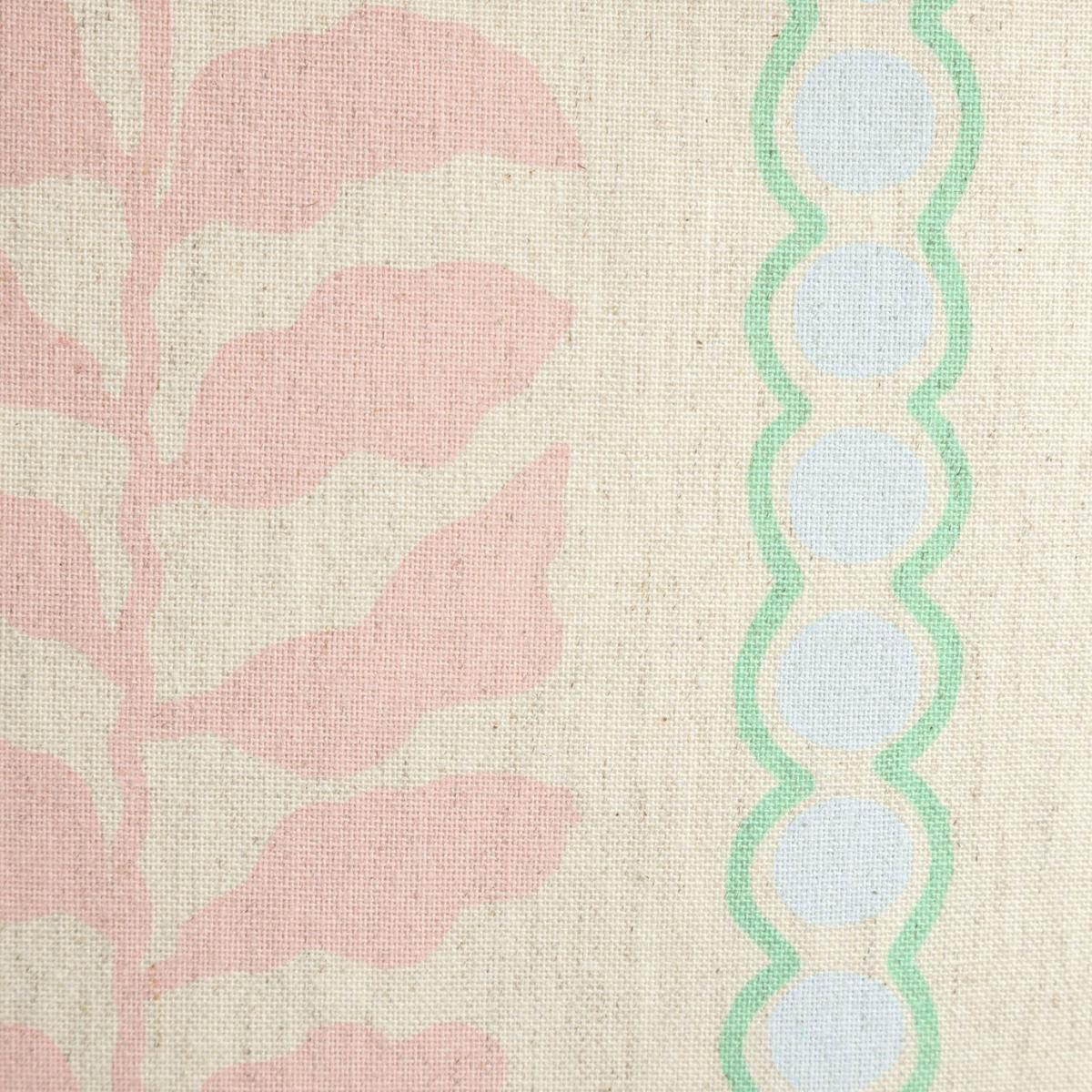 Habitat Panelled Leaf Print Cushion - 43x43cm – image 2
