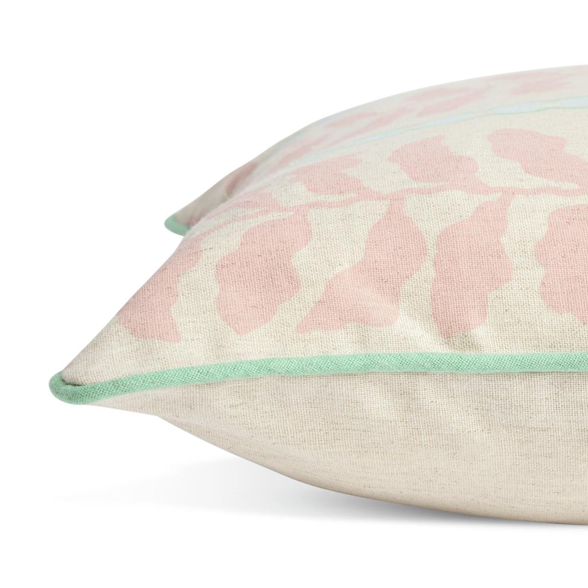 Habitat Panelled Leaf Print Cushion - 43x43cm – image 4