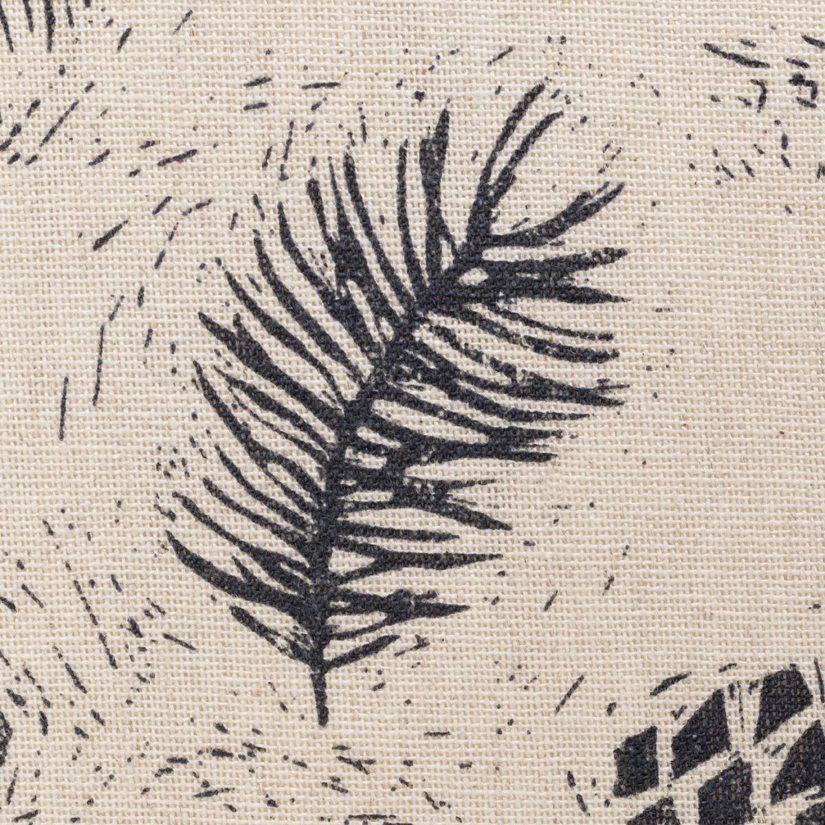 Habitat Pinecone Print Cushion - Grey - 43x43cm – image 2