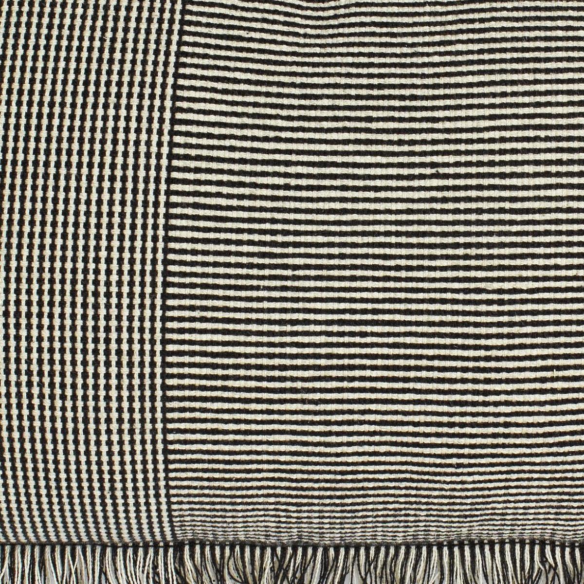 Habitat Industrial Woven Cushion - Grey & Black - 50x30cm – image 2