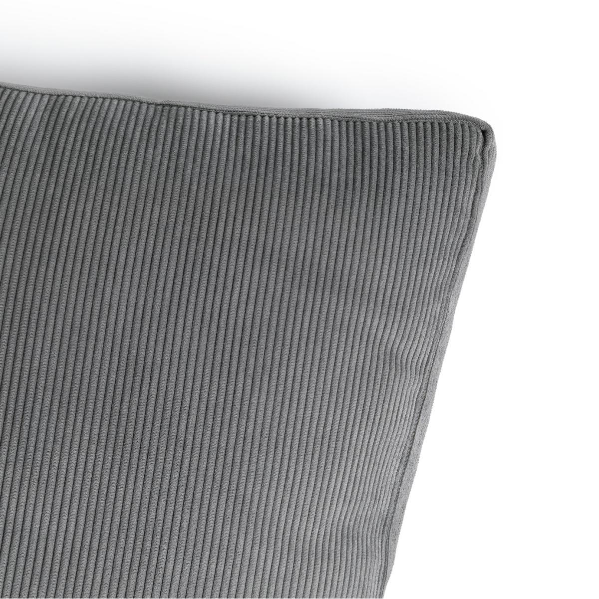 Habitat Cord Cushion - Grey - 50x50cm – image 5