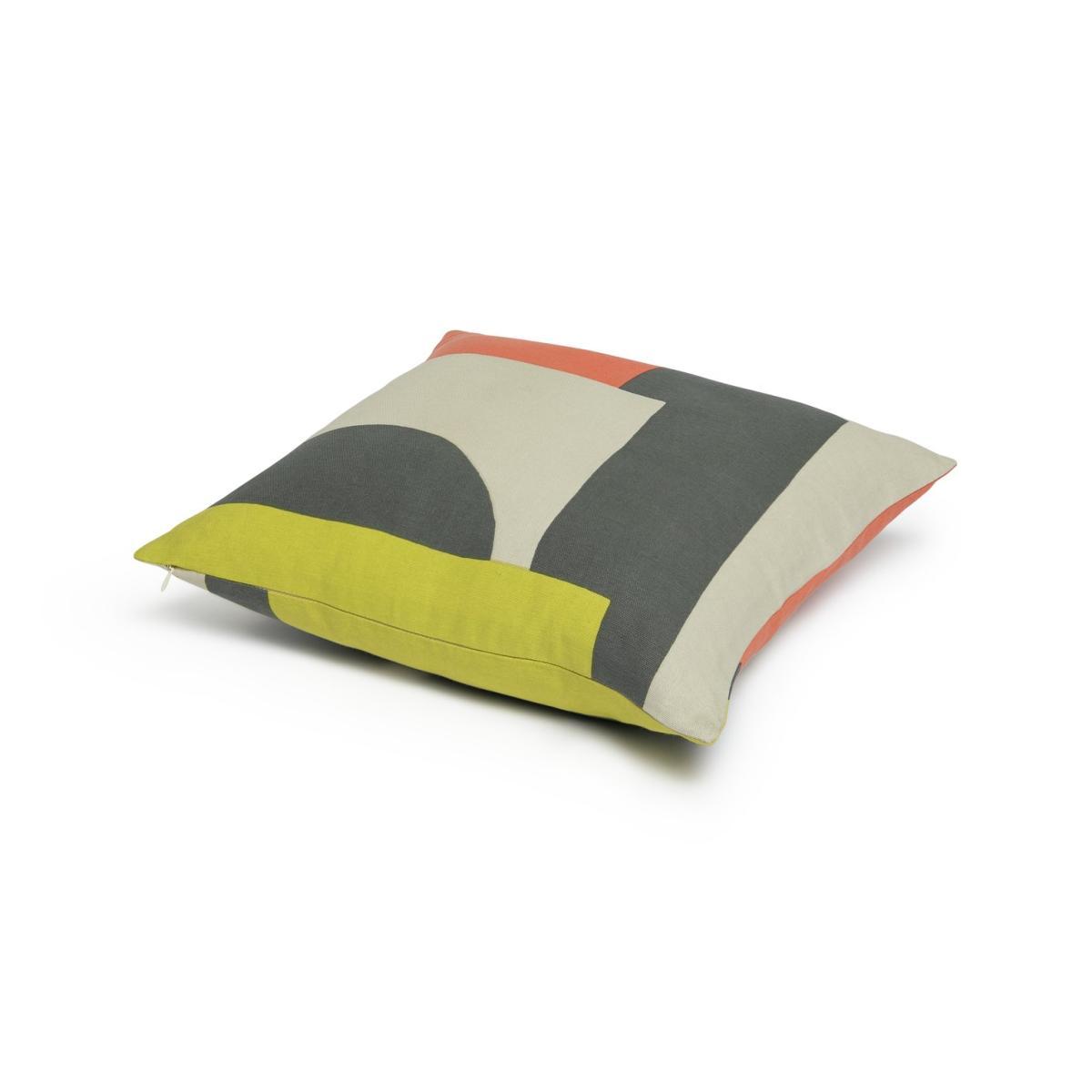 Habitat Miro Printed Cushion- Multicoloured - 43x43cm – image 3