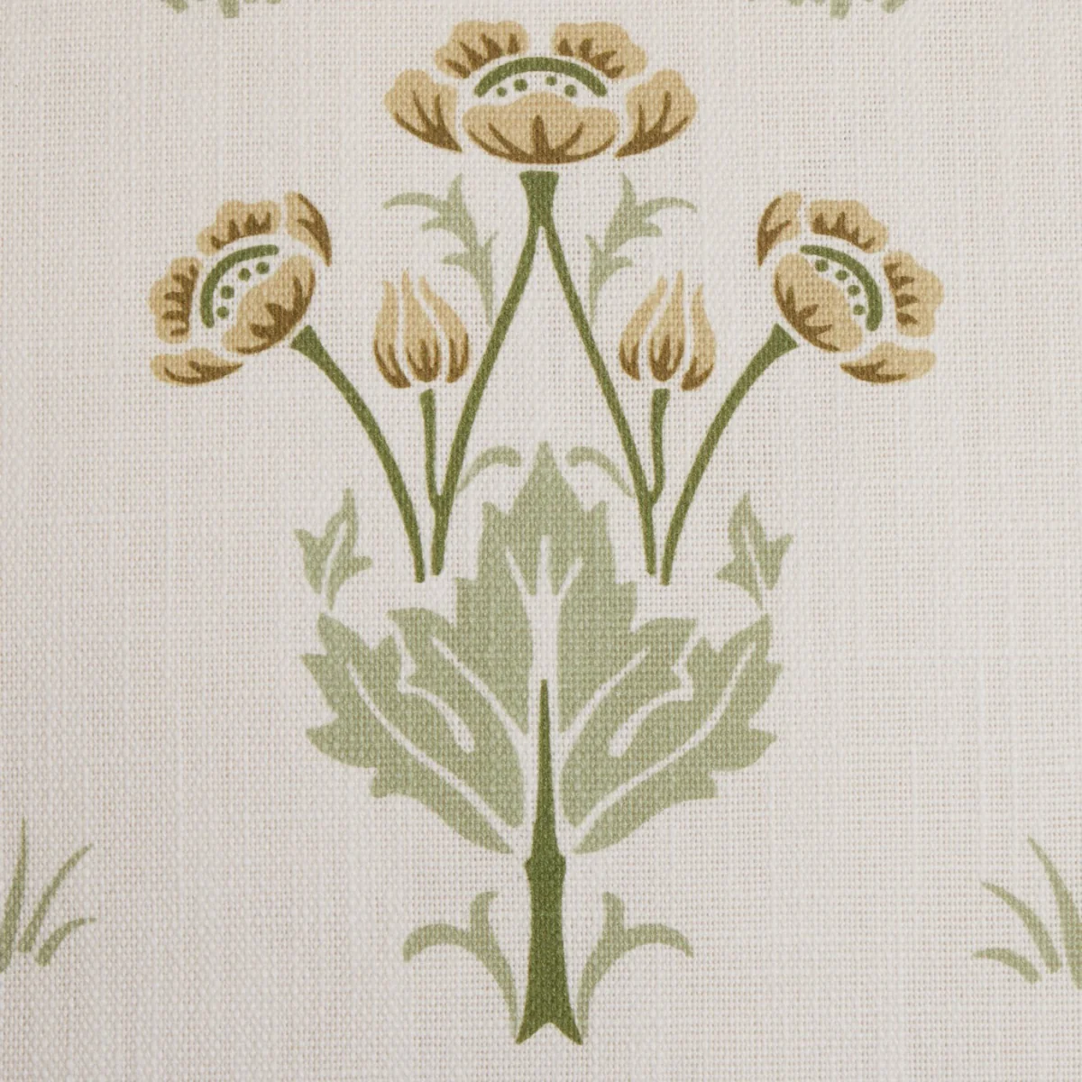 Habitat x Morris & Co. Sweet Meadow Cushion Cream - 50x50cm – image 5