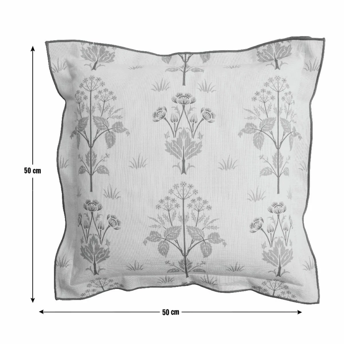 Habitat x Morris & Co. Sweet Meadow Cushion Cream - 50x50cm – image 6