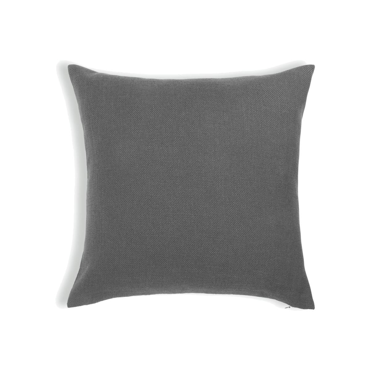 Habitat Basket Weave Cushion Cover - Grey - 43x43cm – image 1