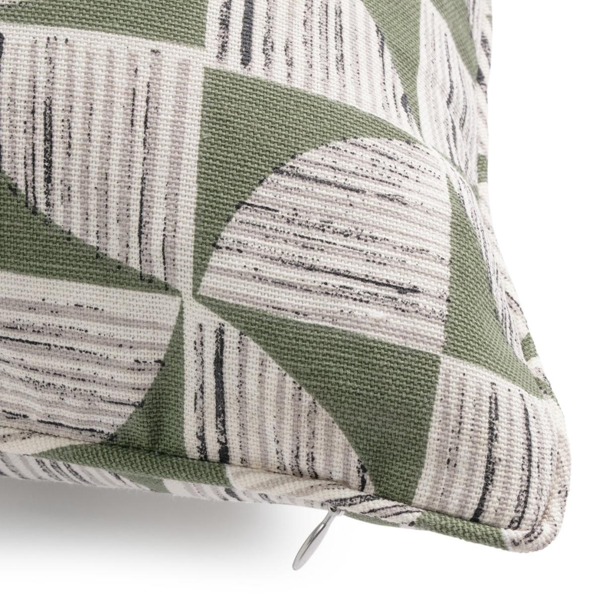 Habitat Cabin Geo Printed Cushion Cover Olive - 43x43cm – image 5