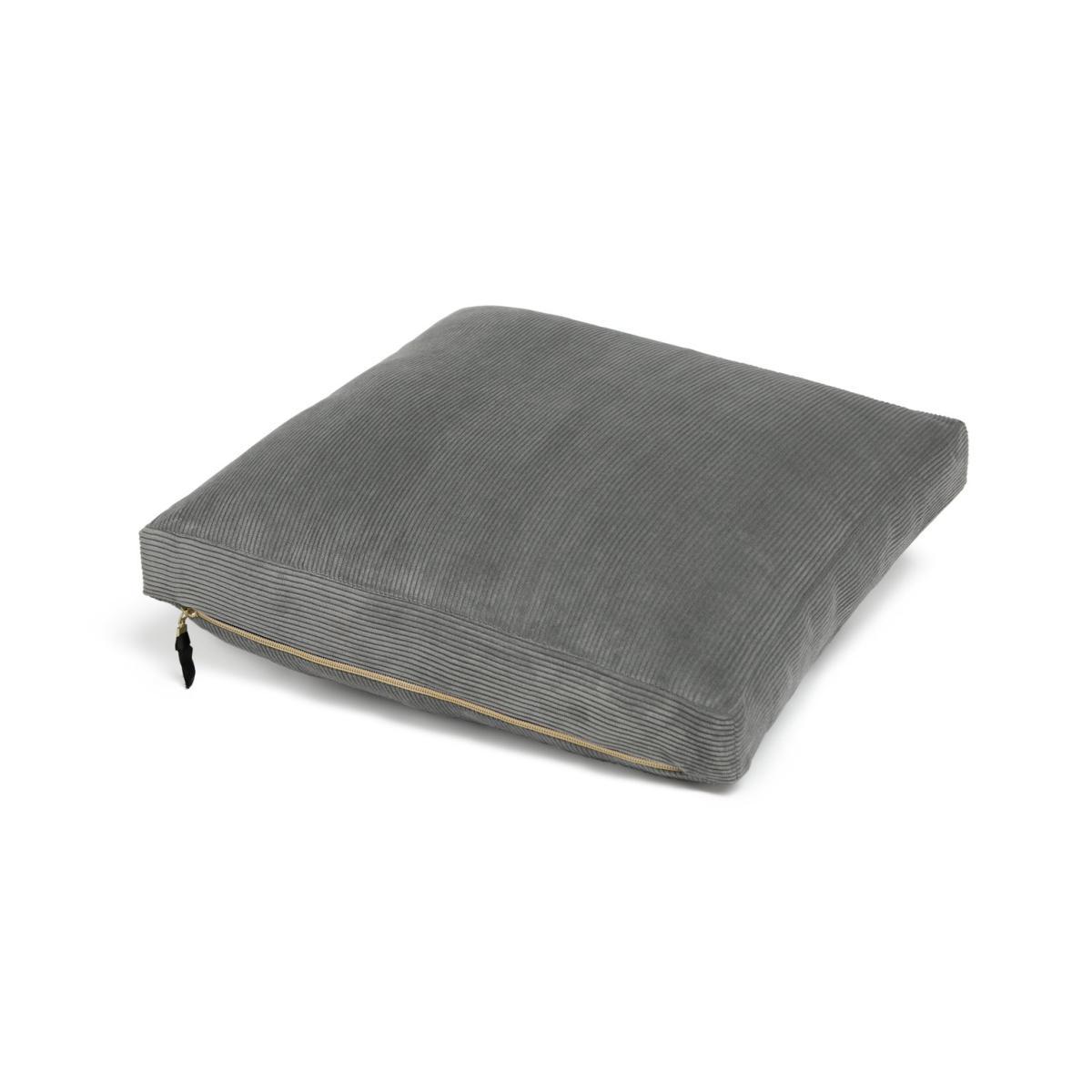 Habitat Cord Cushion - Grey - 43x43cm – image 3