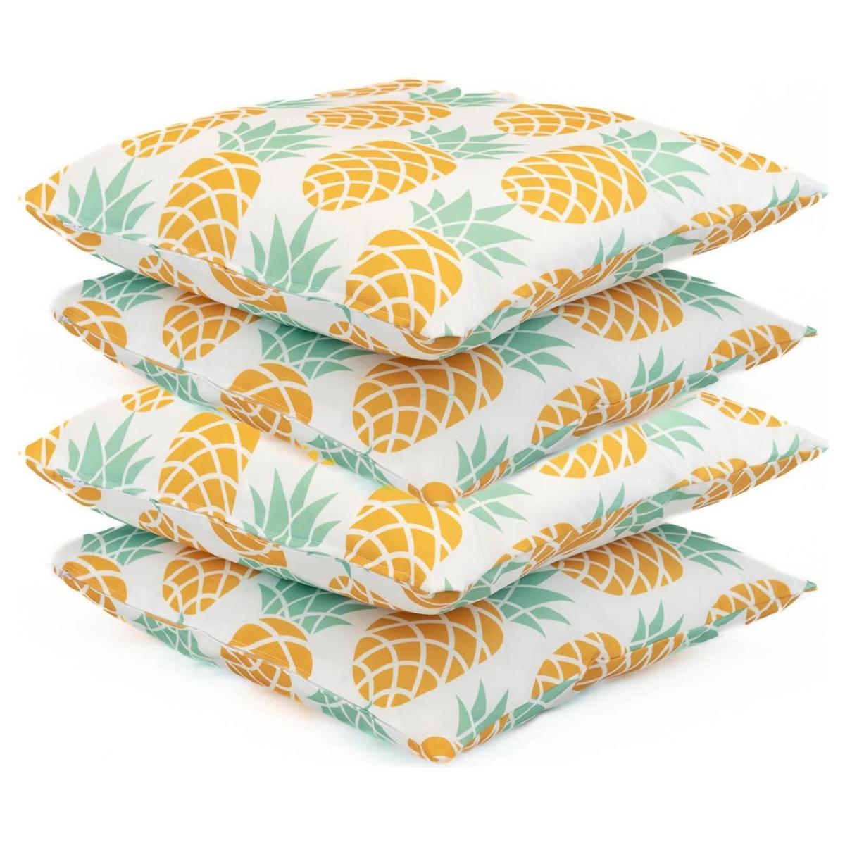 Streetwize Pineapple Printed Outdoor Cushion - Pack Of 4 – image 4