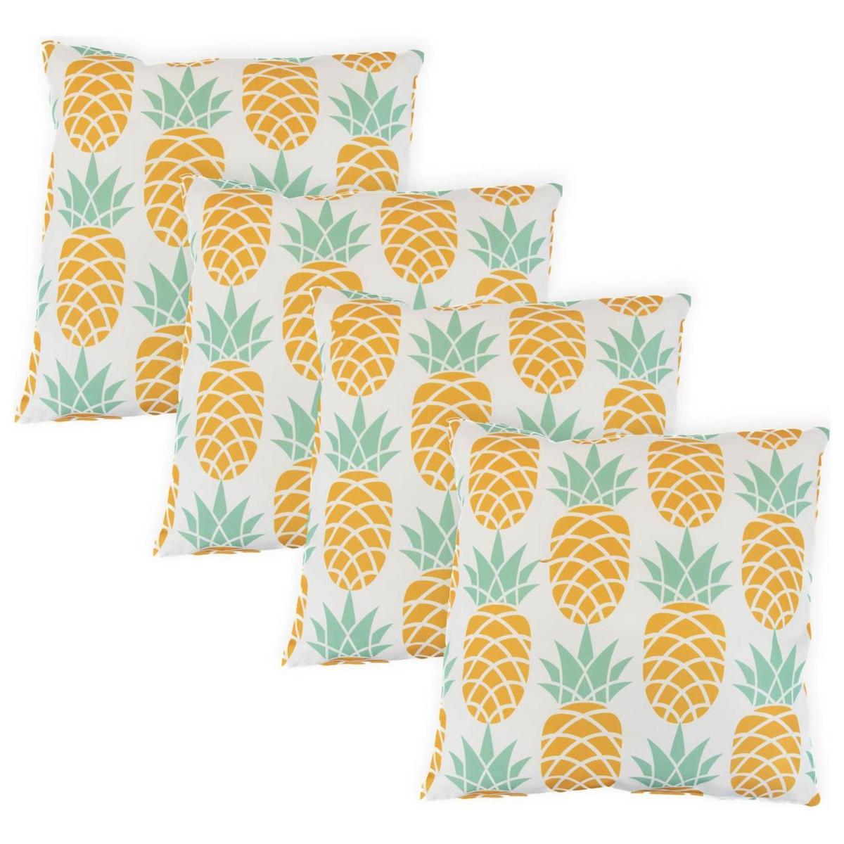 Streetwize Pineapple Printed Outdoor Cushion - Pack Of 4 – image 5
