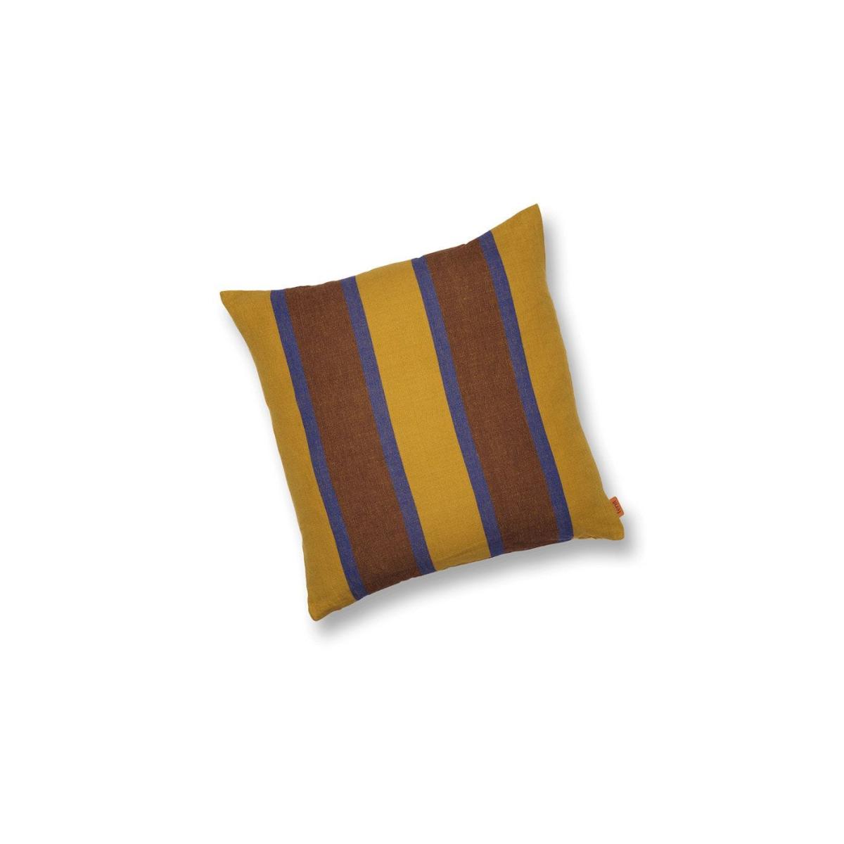 ferm LIVING Grand Cushion Lime Bright Blue Choco 50 x 50cm - Heal's UK Furniture – image 2