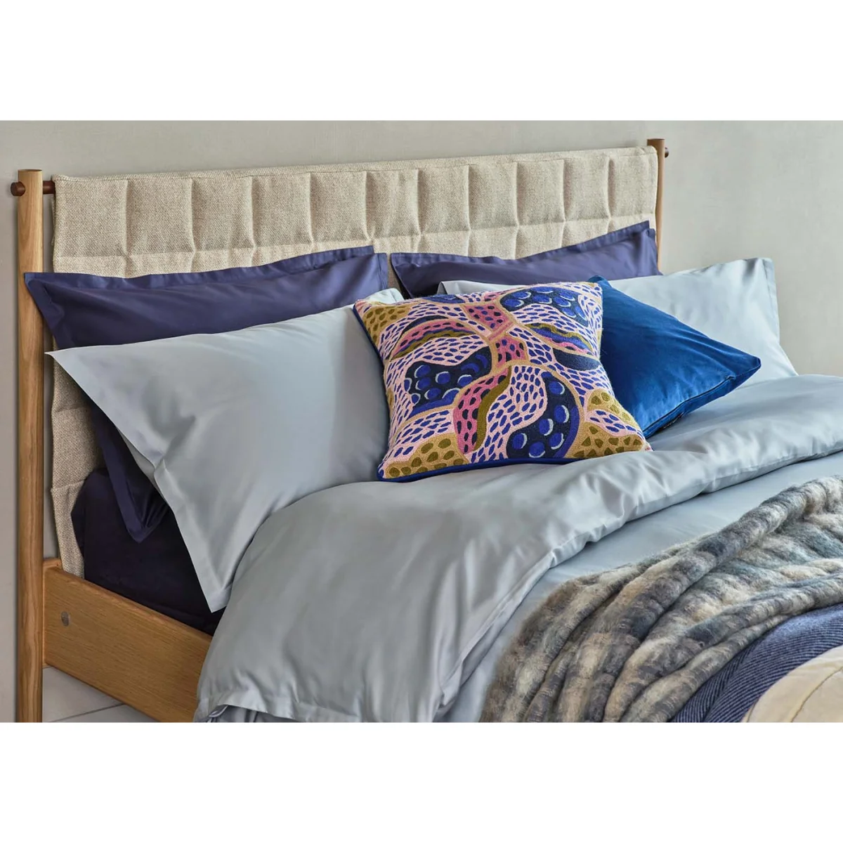 Heal's Velvet Cushion Royal – image 2