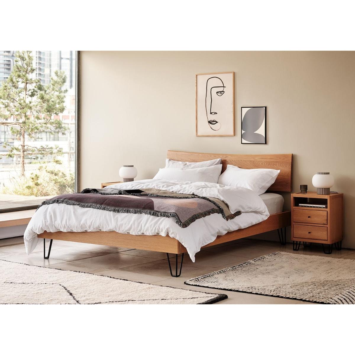 Heal's Organic Cotton Sateen White Duvet Cover Super King - Heal's UK Bedroom Furniture – image 4