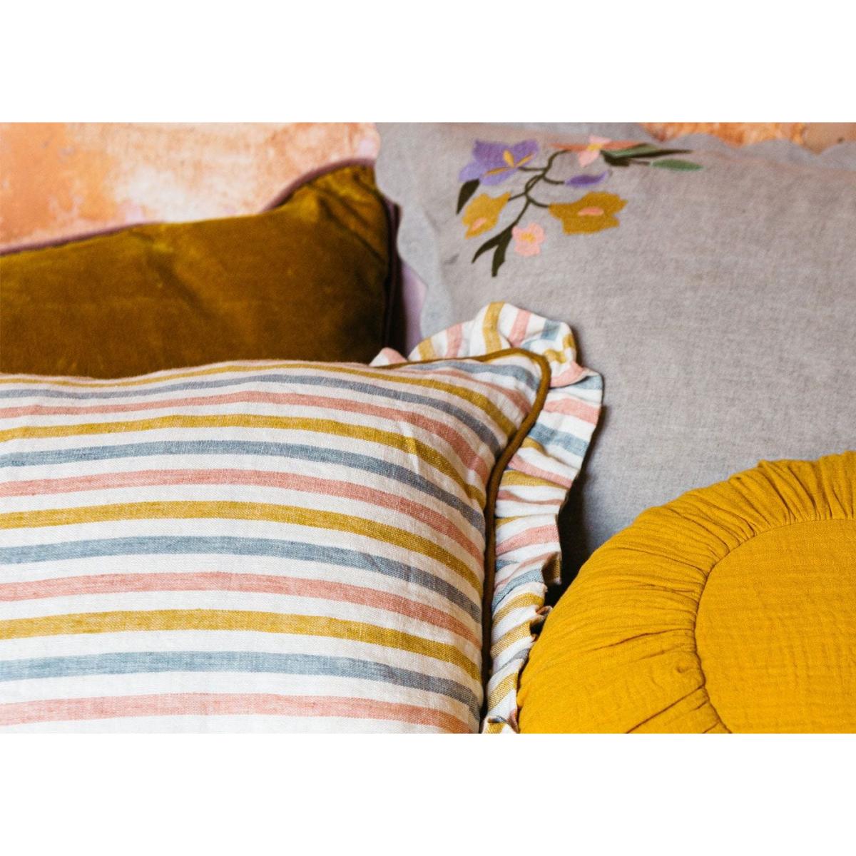 PROJEKTITYYNY Summer Stripe Cushion 35 x 55cm - Heal's UK Furniture – image 2