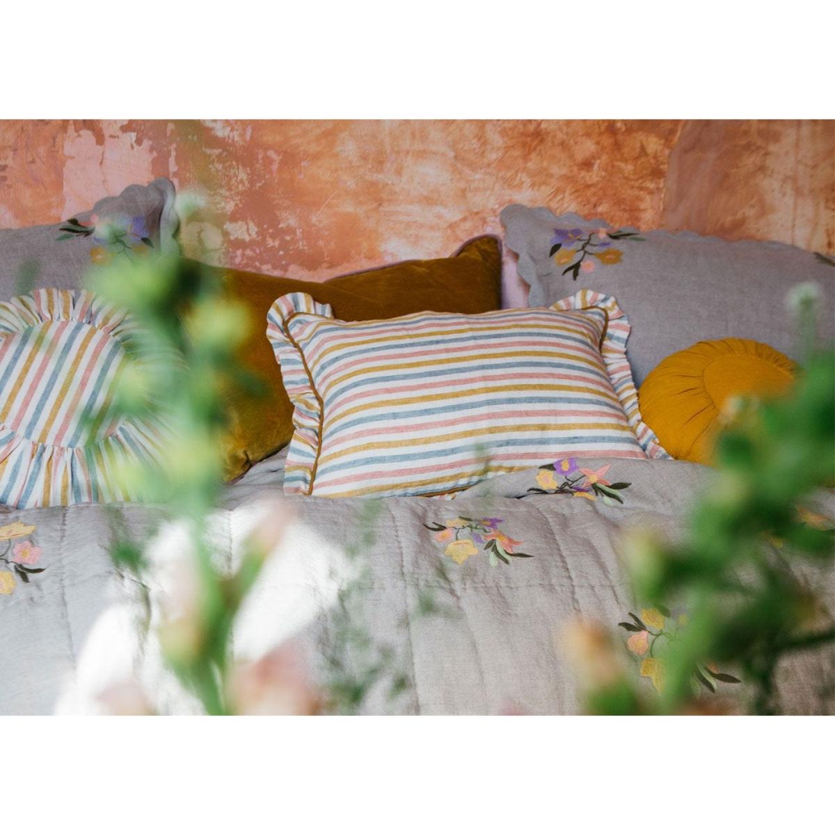 PROJEKTITYYNY Summer Stripe Cushion 35 x 55cm - Heal's UK Furniture – image 4