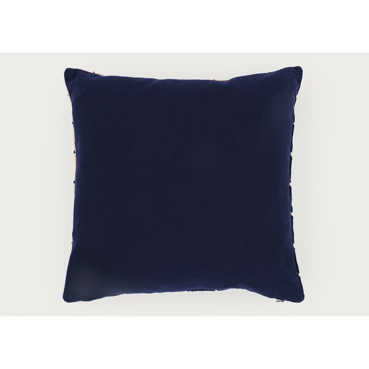 Heal's Triangle Embroidered Cushion Navy 45 x 45cm – image 3