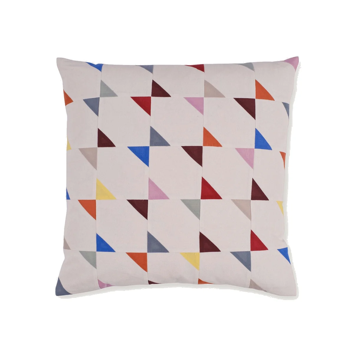 Heal's Patchwork Cushion Yellow 45 x 45cm – image 1