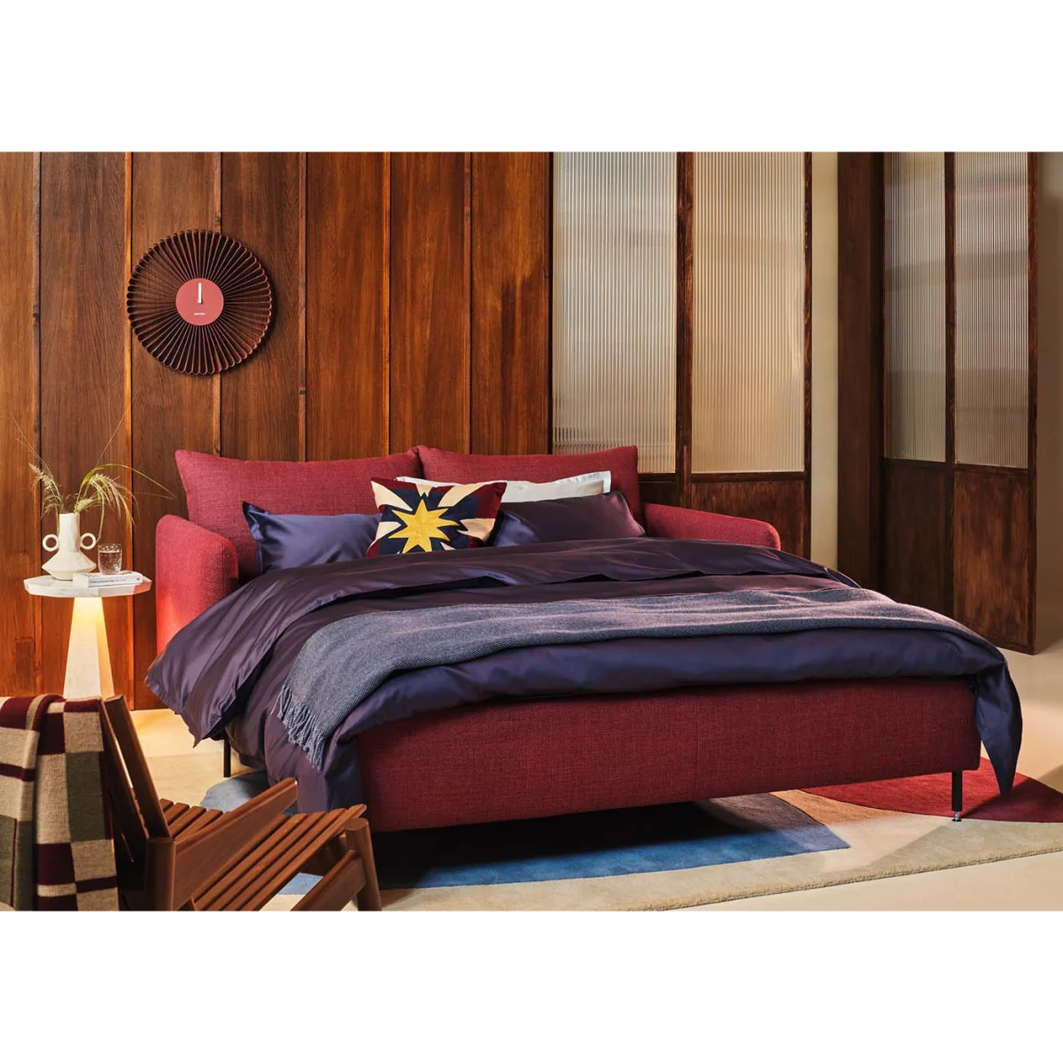 Heal's Star Embroidered Cushion 45 x 45cm – image 2