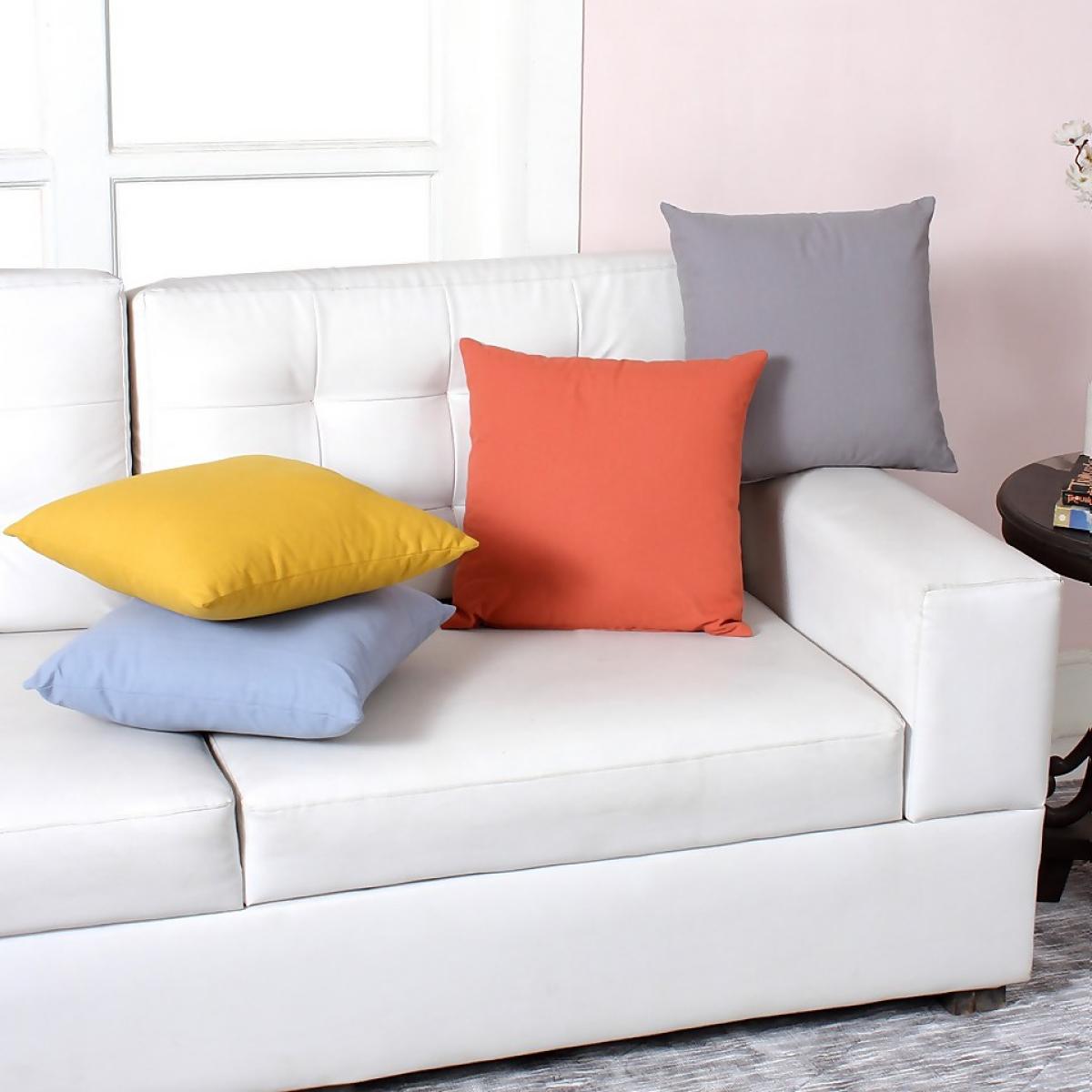 Recycled Cotton Cushion - Burnt Orange – image 2