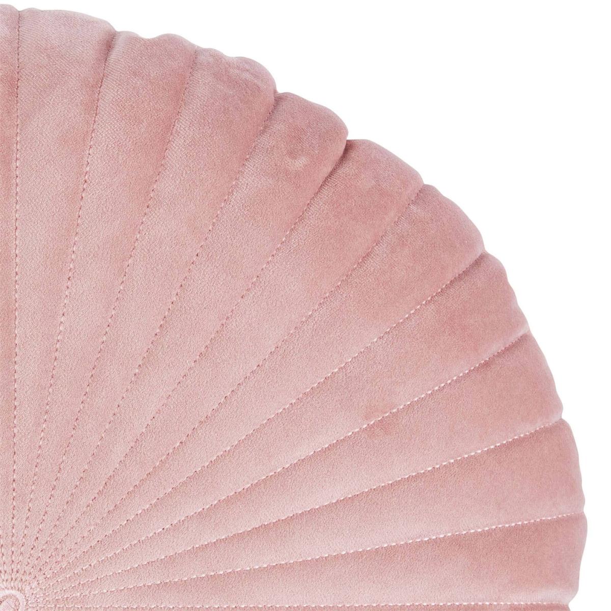 Round Velvet Cushion - Blush - 45cm – image 4