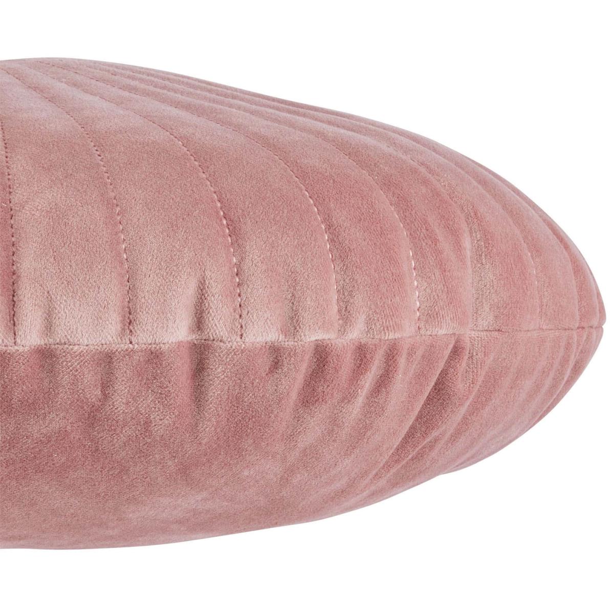 Round Velvet Cushion - Blush - 45cm – image 5
