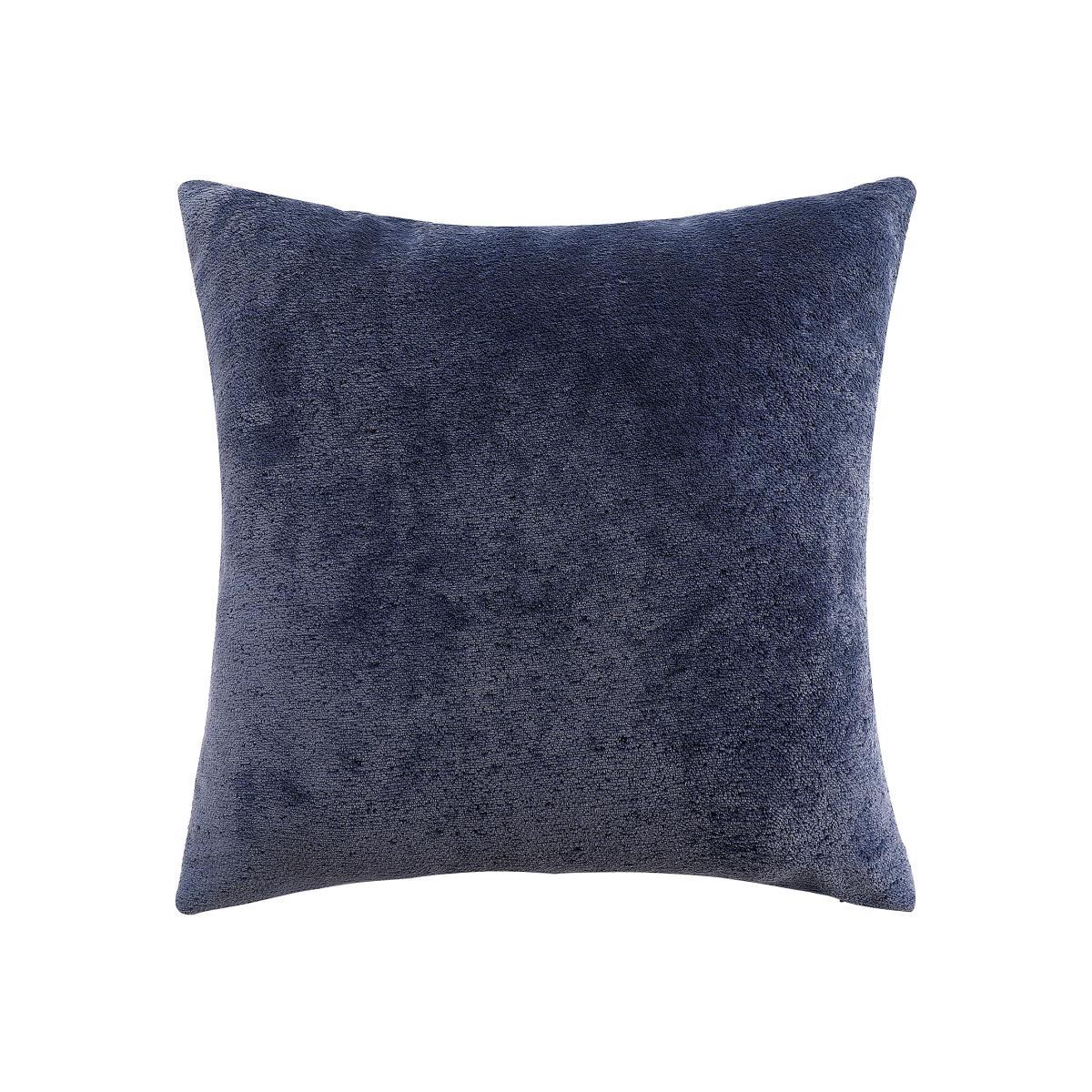 Large Chenille Cushion - 58x58cm - Navy – image 1