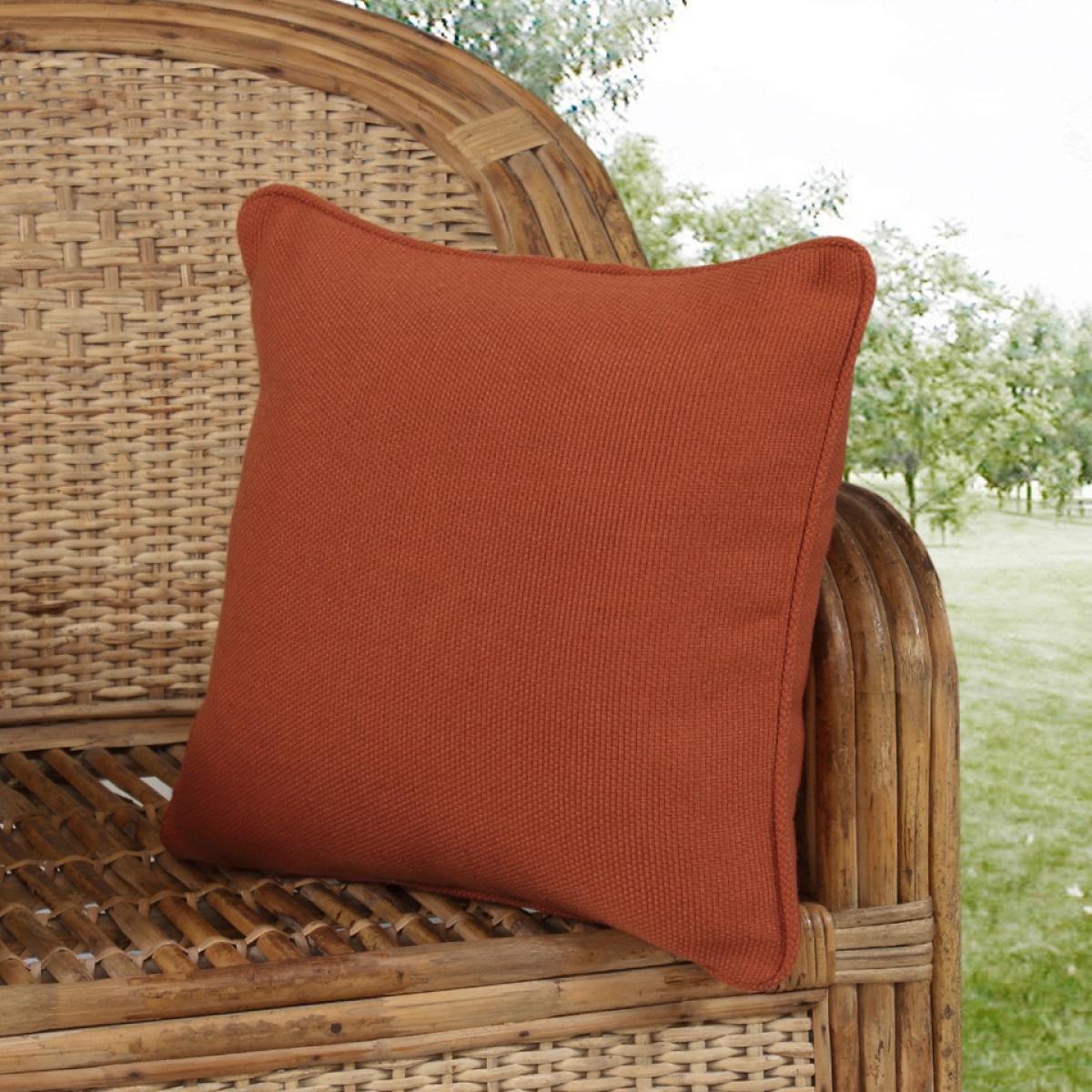 Plain Outdoor Cushion - Rust – image 2
