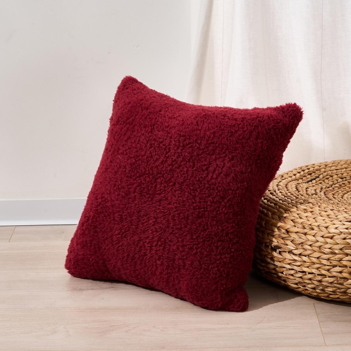 Snuggle Cushion - Claret - 43x43cm – image 2