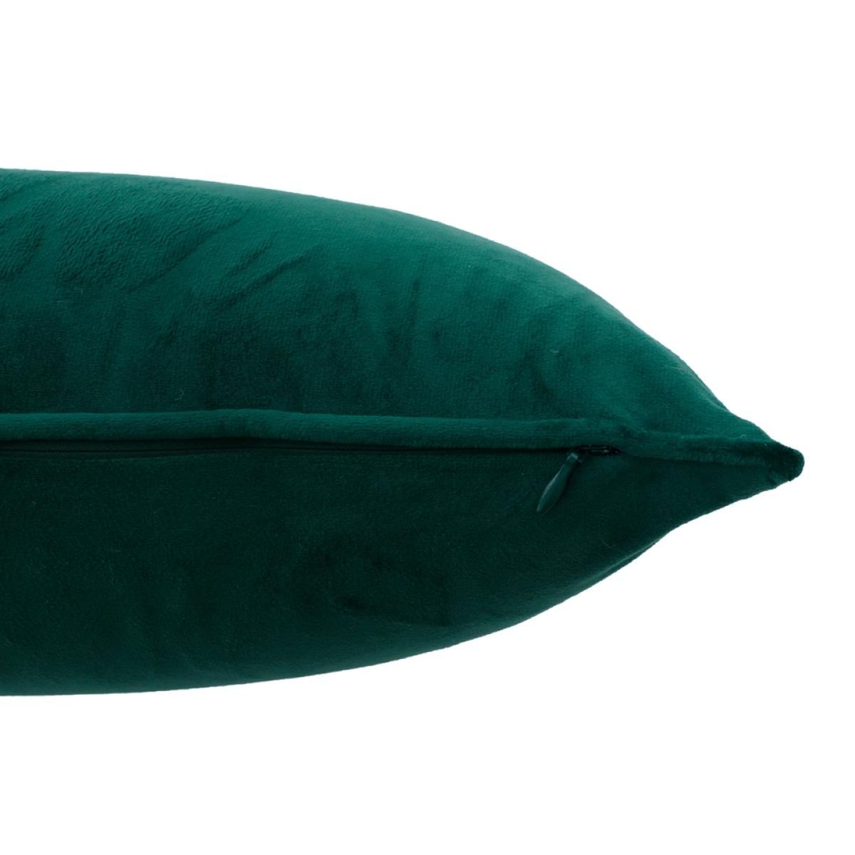 Velvet Bolster Cushion - Emerald - 30x50cm – image 2