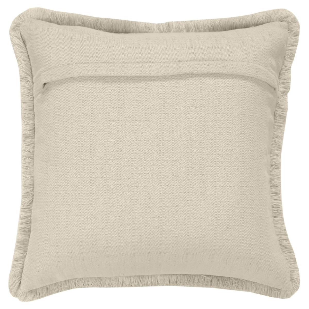 Woven Stonewashed Cushion - Natural – image 4