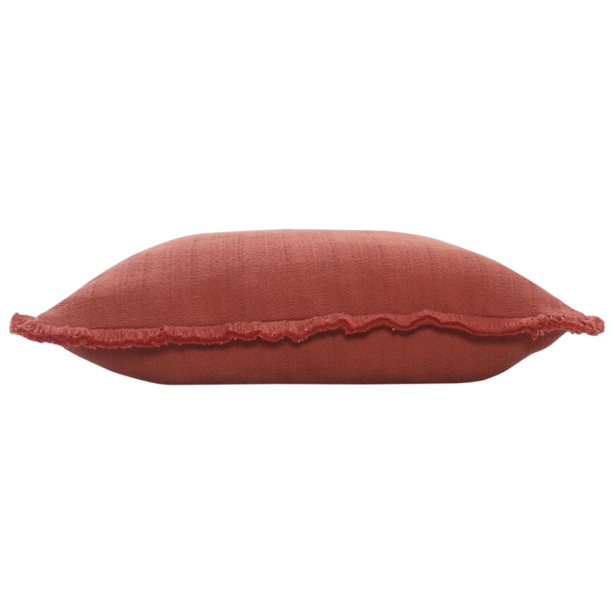 Washed Cotton Cushion - Rust – image 3