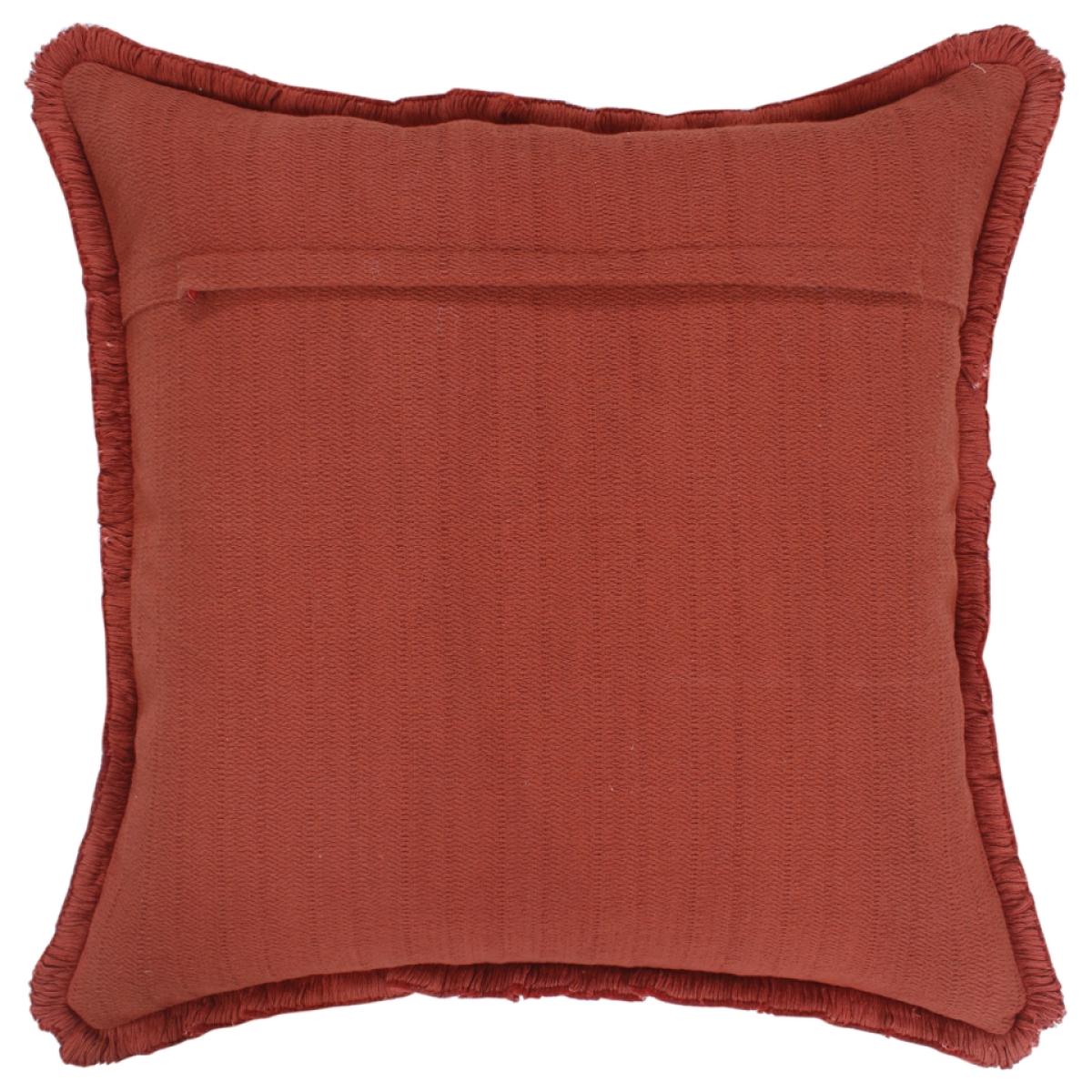 Washed Cotton Cushion - Rust – image 4