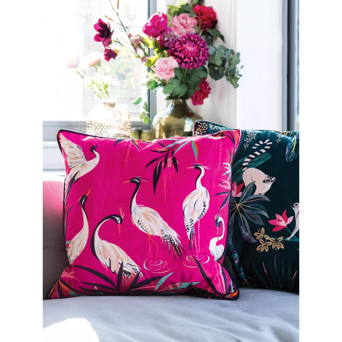 Sara Miller Herons Cushion, Pink – image 2