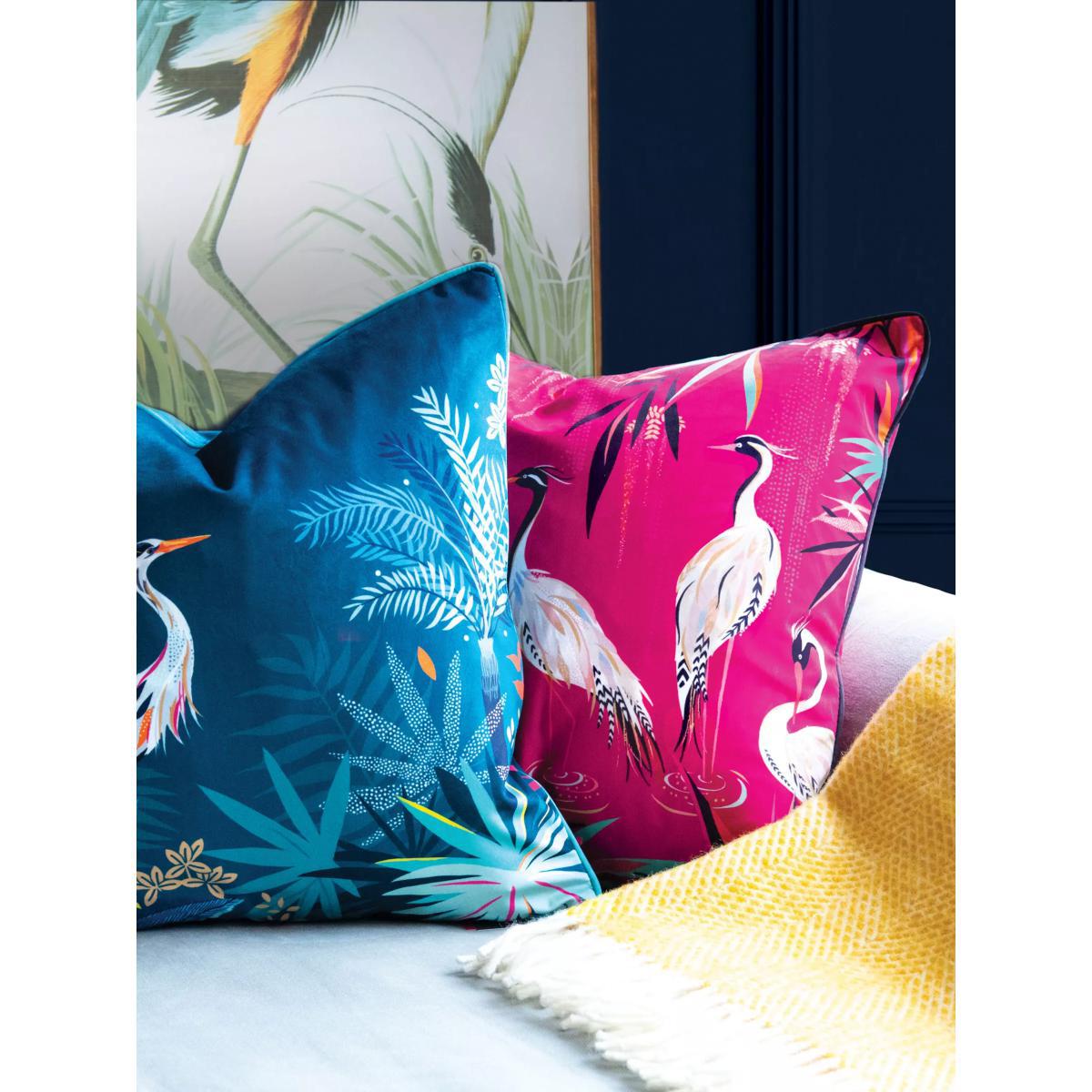 Sara Miller Herons Cushion, Pink – image 4