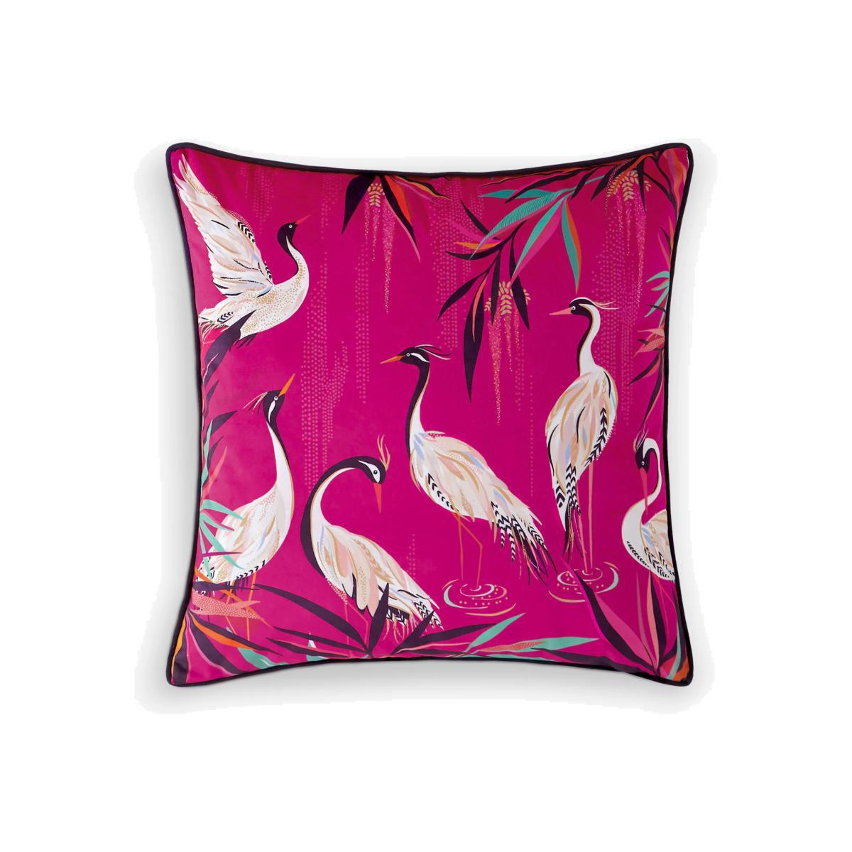 Sara Miller Herons Cushion, Pink – image 1