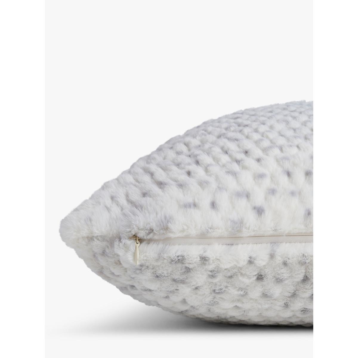ANYDAY John Lewis & Partners Faux Snow Leopard Cushion, Natural – image 2